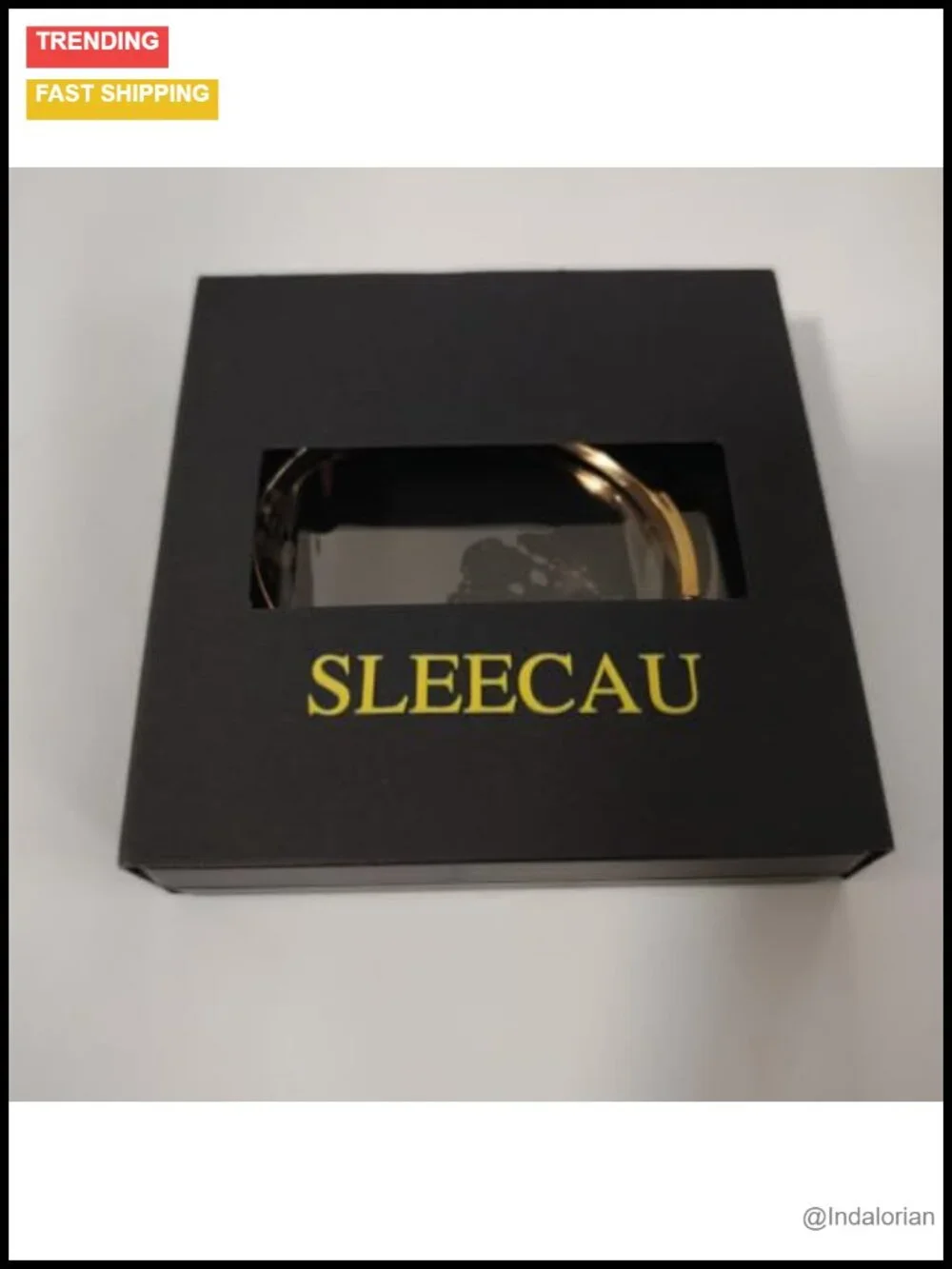 Rose Gold Plated Stainless Steel Cuff Bracelet Set Roman Numeral Stackable